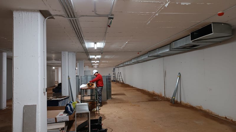 Avances obra Aylaga Cadenas en Prado de la Vega Oviedo